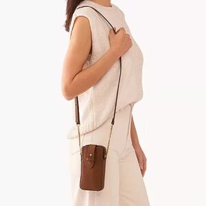 EUC Fossil Lanier crossbody phone bag